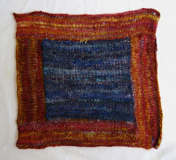 orange blue picture window