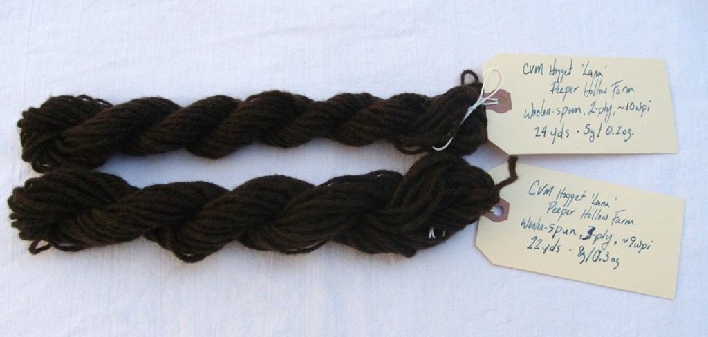 CVM Hogget Lana 2ply 3ply samples