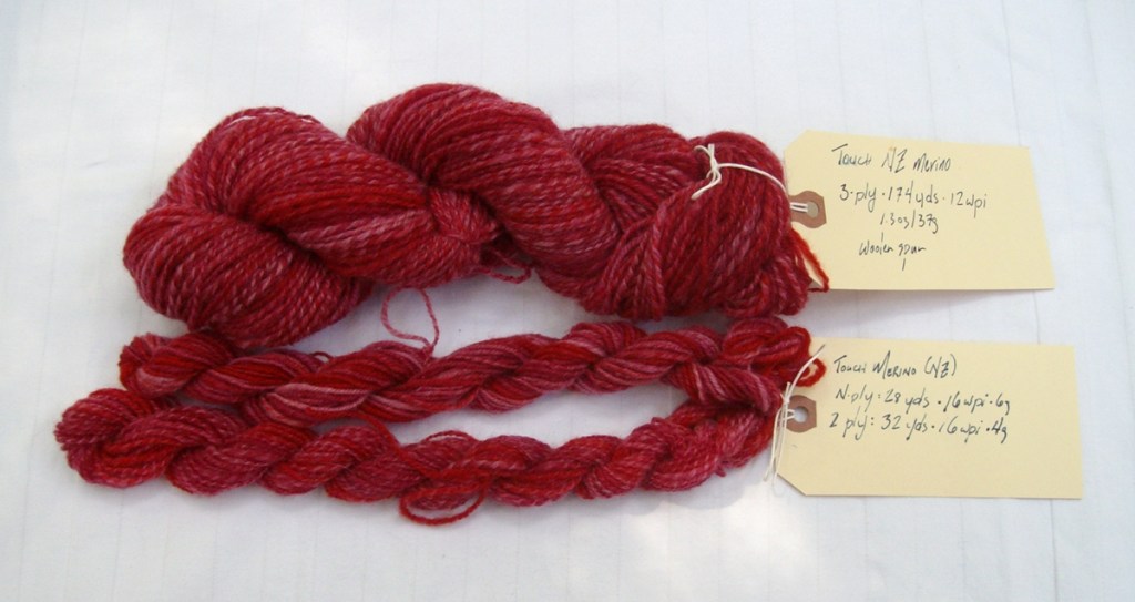 Touch Merino spun up