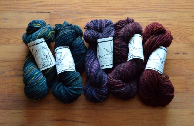 140829 Widdershin Shetland Blanket spin