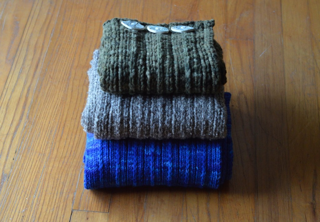Backroad scarf samples stack
