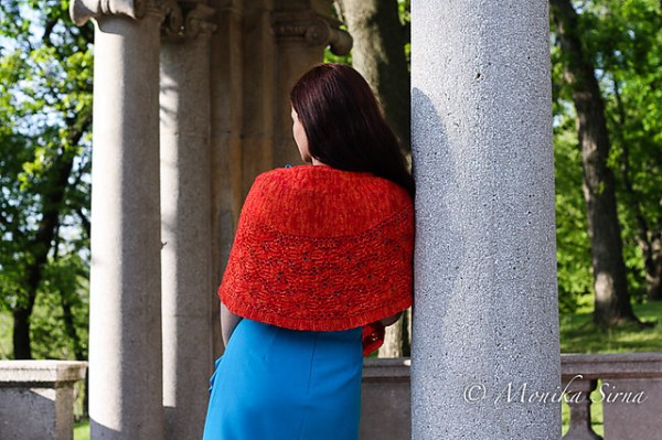Tiger Lily shawl