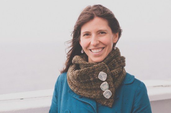 Backroad Scarf chunky buttoned cowl