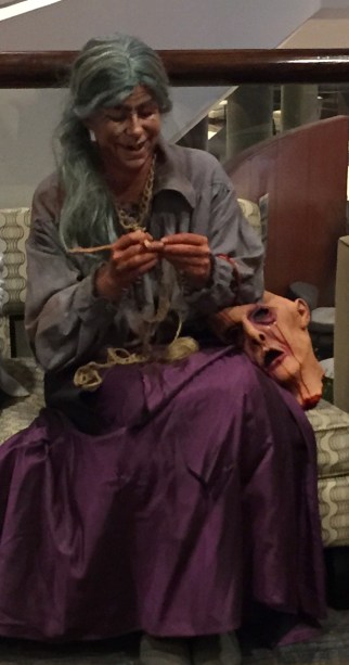 We shared the convention centre with the Midwestern Haunters. There were zombies everywhere.