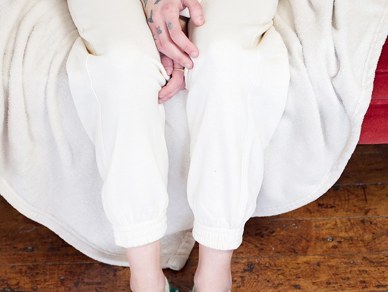 Octopus Slippers top view.